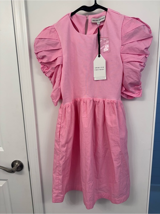 Nordstrom Dresses & Skirts - Nordstrom Pink Puff-Sleeve Dress by English Factory